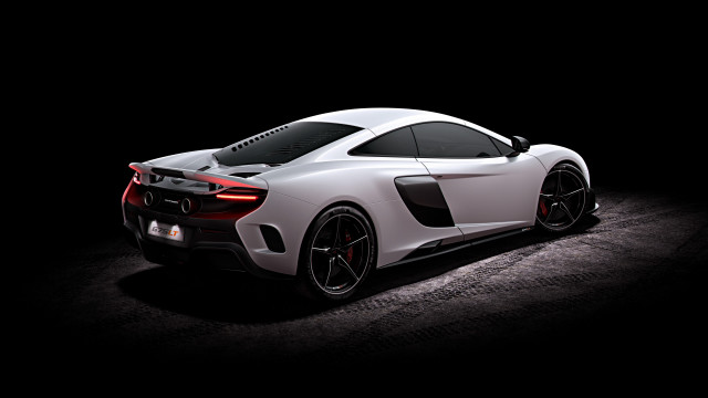 White sports car dark room #26 free wallpaper - medium preview image