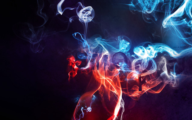 Smoke abstract fire electricity ghost free wallpaper - medium preview image