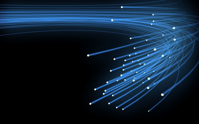 Blue abstract lines dots black #2 free wallpaper - medium preview image