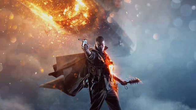 Man gun explosion fire smoke #2 free wallpaper - medium preview image