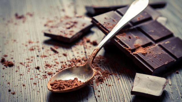 Chocolate spoon table food photography free wallpaper - medium preview image