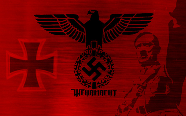 Red eagle cross vorticism dieselpunk free wallpaper - medium preview image