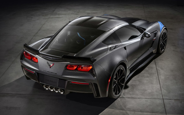 Black chevrolet sports car digital free wallpaper - medium preview image