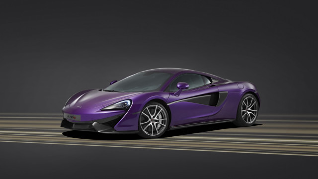 Purple sports car dark light free wallpaper - medium preview image