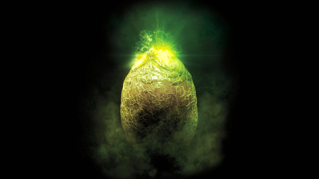 Strange object green light black free wallpaper - medium preview image