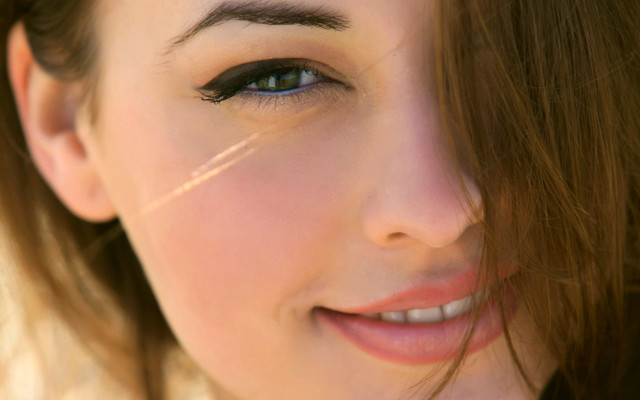 Daphne mcclure photorealistic woman toothbrush free wallpaper - medium preview image