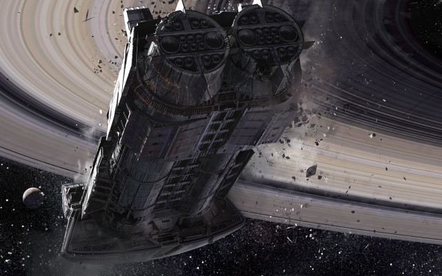 Space station spiral background star #2 free wallpaper - medium preview image