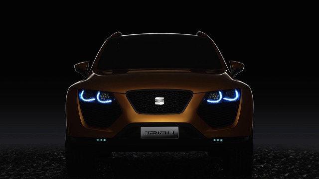 Glowing car hood up dark free wallpaper - medium preview image