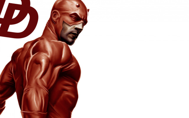Man red suit logo detailed free wallpaper - medium preview image