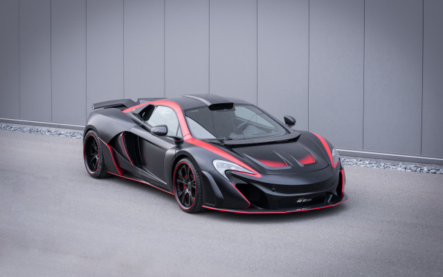 Black red sports car parking free wallpaper - medium preview image