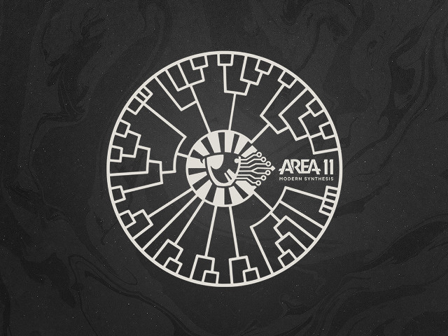 Circular logo stylized design side free wallpaper - medium preview image
