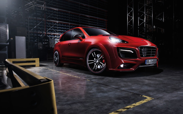 Red car garage headlight yellow free wallpaper - medium preview image