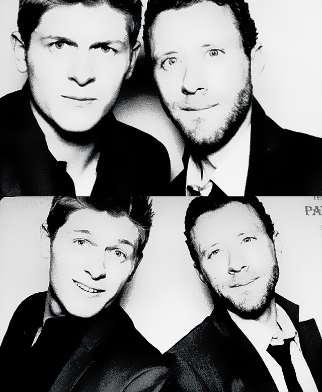Black white three men suits free wallpaper - medium preview image