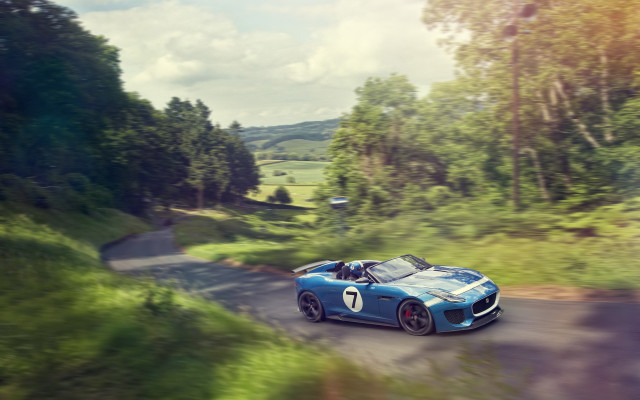 Blue sports car woods road #2 free wallpaper - medium preview image