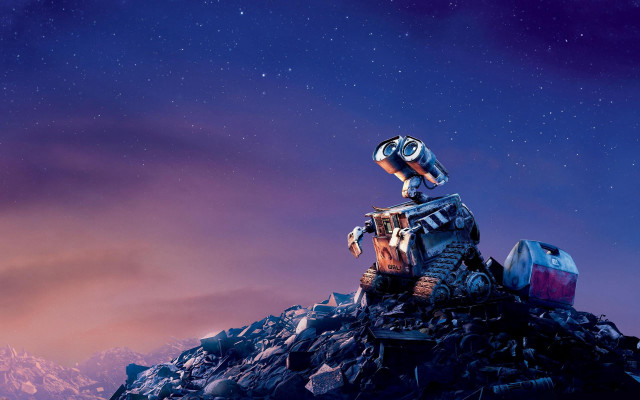 Robot rubble suitcase star aurora free wallpaper - medium preview image