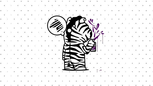 Zebra holding balloon mouth balloon free wallpaper - medium preview image