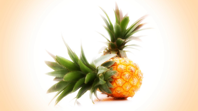 Pineapple gradient background plant vines free wallpaper - medium preview image