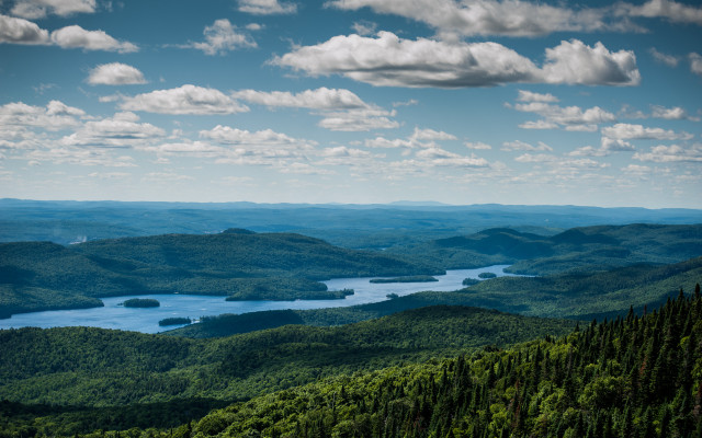 Valley lake clouds hudson beach free wallpaper - medium preview image