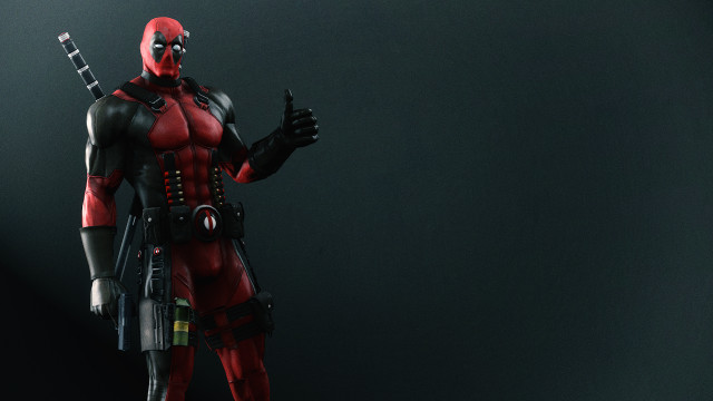 Deadpool gun helmet suit scifi free wallpaper - medium preview image