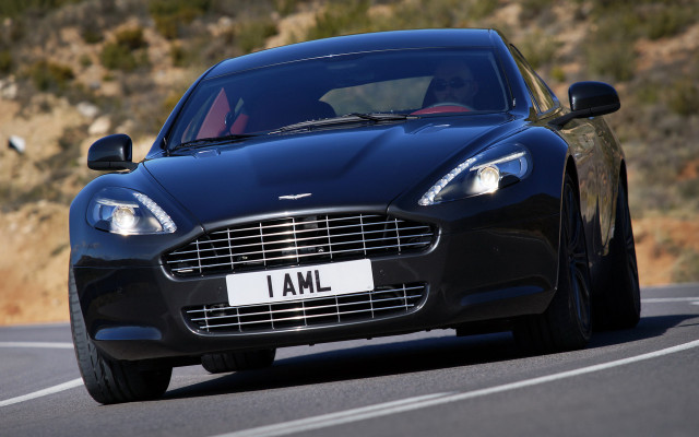 Black car road hill rendering free wallpaper - medium preview image