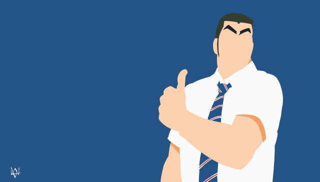 Man tie thumbs up hand free wallpaper - medium preview image