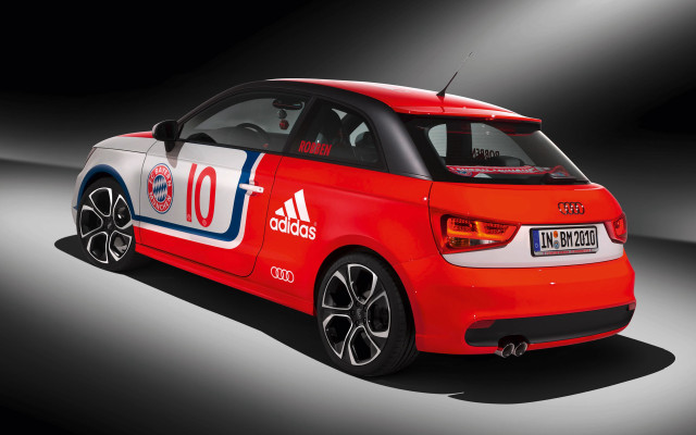 Red car decal spotlight digital free wallpaper - medium preview image
