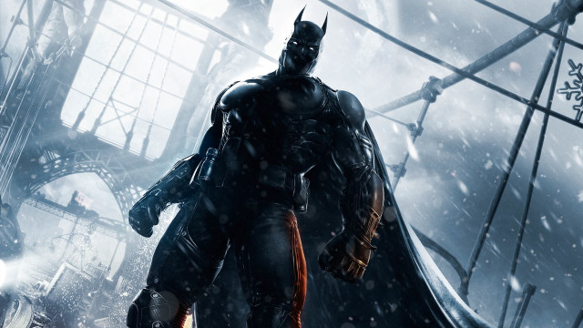 Batman snowy city clocktower armor free wallpaper - medium preview image