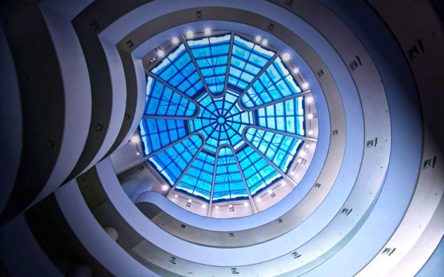 Circular glass ceiling skylight digital #2 free wallpaper - medium preview image