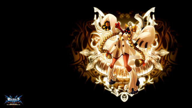 White horse red ribbon gold free wallpaper - medium preview image