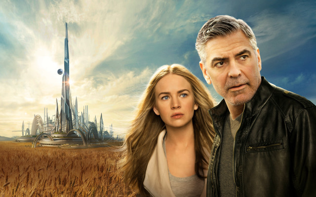 Man woman wheat field city free wallpaper - medium preview image
