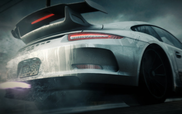 Car motion smoke photoreal unreal free wallpaper - medium preview image