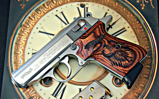 Gun clock face gear magic free wallpaper - medium preview image