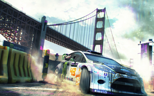 Car bridge cityscape motor vehicle free wallpaper - medium preview image