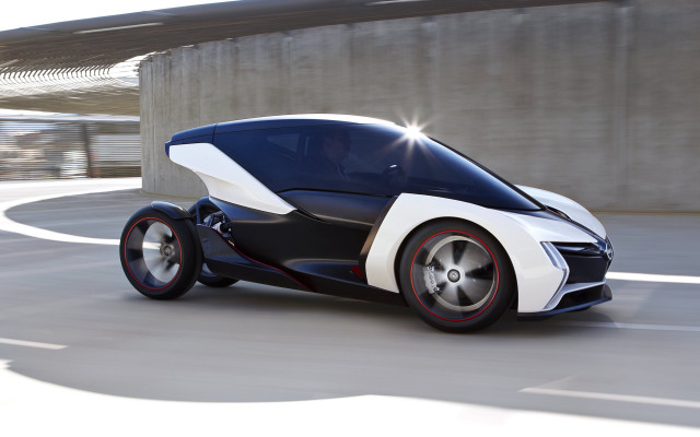 Futuristic car street bridge light free wallpaper - medium preview image