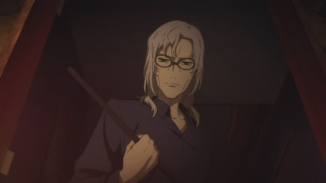 Man glasses sword dark room free wallpaper - medium preview image