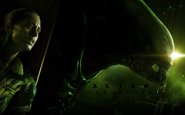 Woman alien head dark room free wallpaper - medium preview image