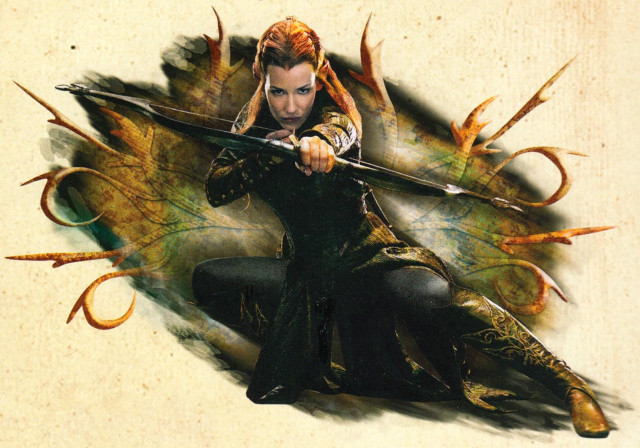 Woman sword bird back arm free wallpaper - medium preview image