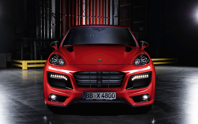 Red sports car garage headlamps free wallpaper - medium preview image