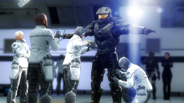 Futuristic suits group armor police free wallpaper - medium preview image