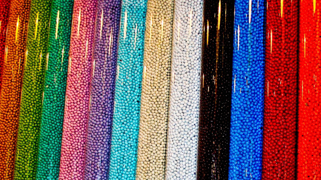 Plastic wrappers kinetic pointillism pastel free wallpaper - medium preview image