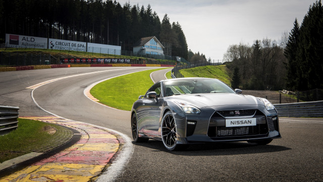 Silver sports car race track #4 free wallpaper - medium preview image