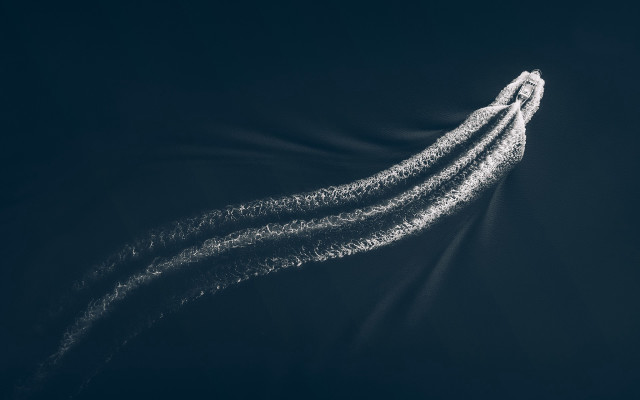 Jets smoke trails sky space free wallpaper - medium preview image