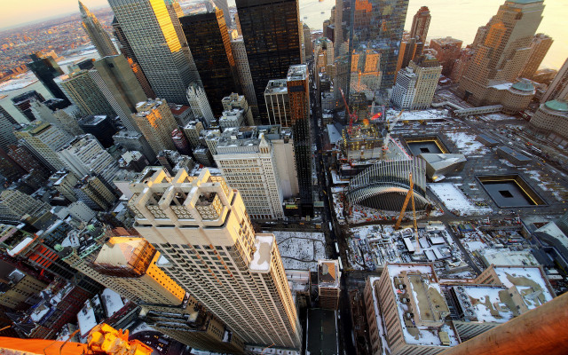 Cityscape tiltshift constructivism tokyo skyline free wallpaper - medium preview image
