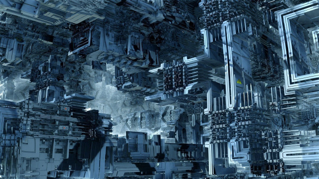 City complex skyscrapers buildings center free wallpaper - medium preview image