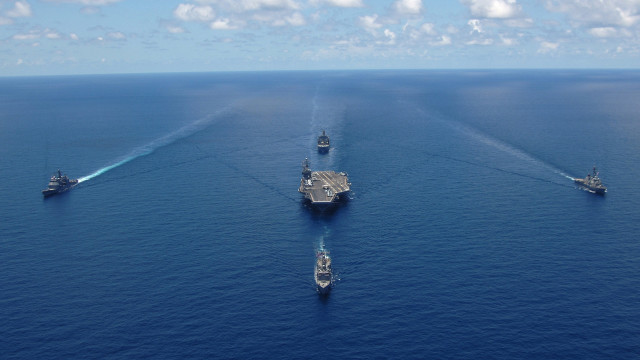 Ships ocean sky clouds beach free wallpaper - medium preview image