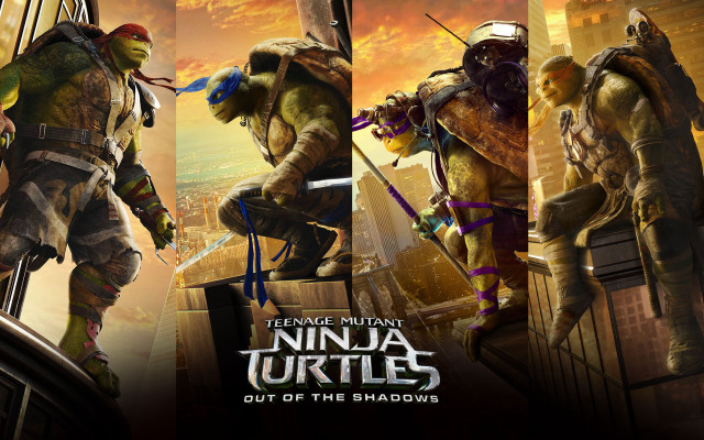 Teenage mutant ninjas building swords free wallpaper - medium preview image