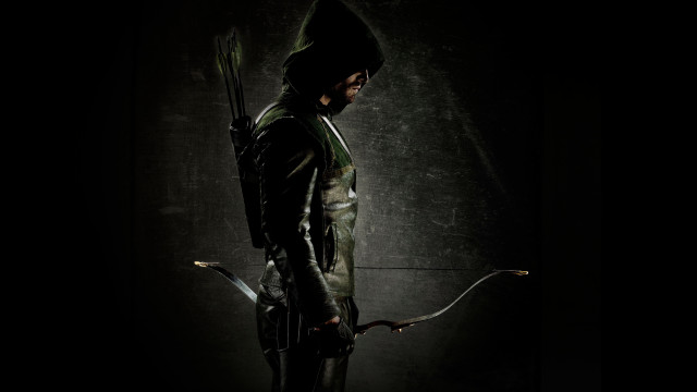 Man hoodie bow arrow dark #3 free wallpaper - medium preview image