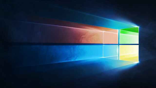 Windows logo blue background green free wallpaper - medium preview image