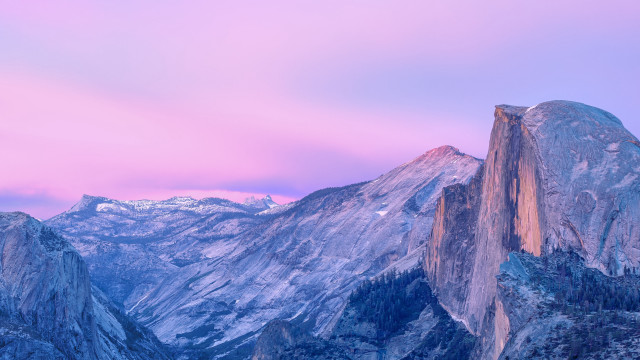 Mountain range pink sky clouds #17 free wallpaper - medium preview image