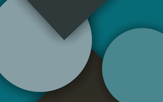Blue black abstract circles triangles free wallpaper - medium preview image